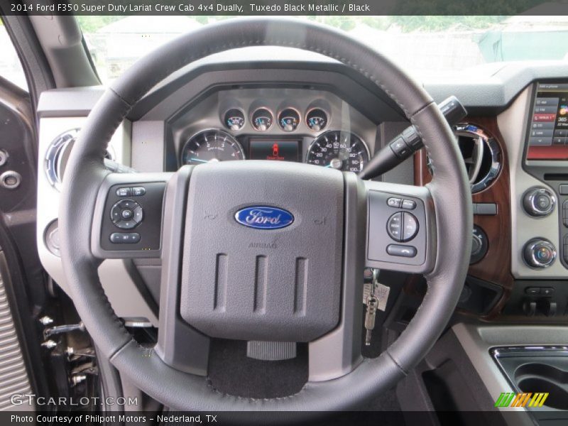  2014 F350 Super Duty Lariat Crew Cab 4x4 Dually Steering Wheel