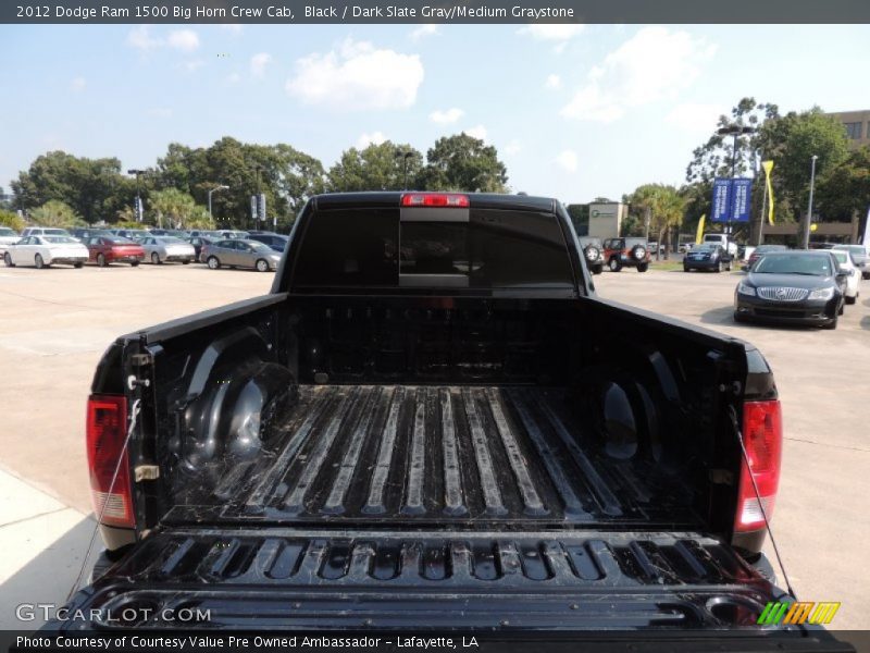 Black / Dark Slate Gray/Medium Graystone 2012 Dodge Ram 1500 Big Horn Crew Cab