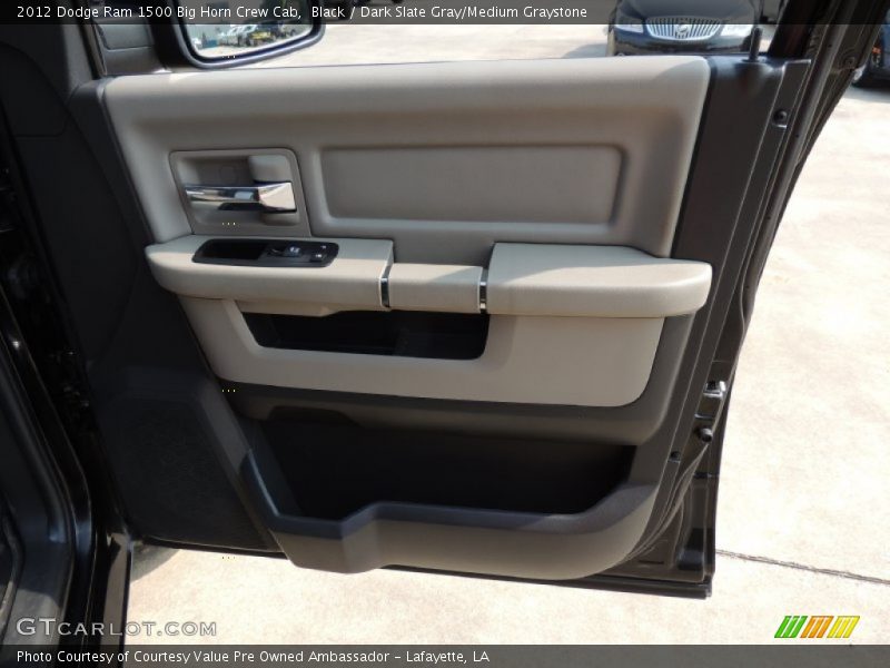 Black / Dark Slate Gray/Medium Graystone 2012 Dodge Ram 1500 Big Horn Crew Cab