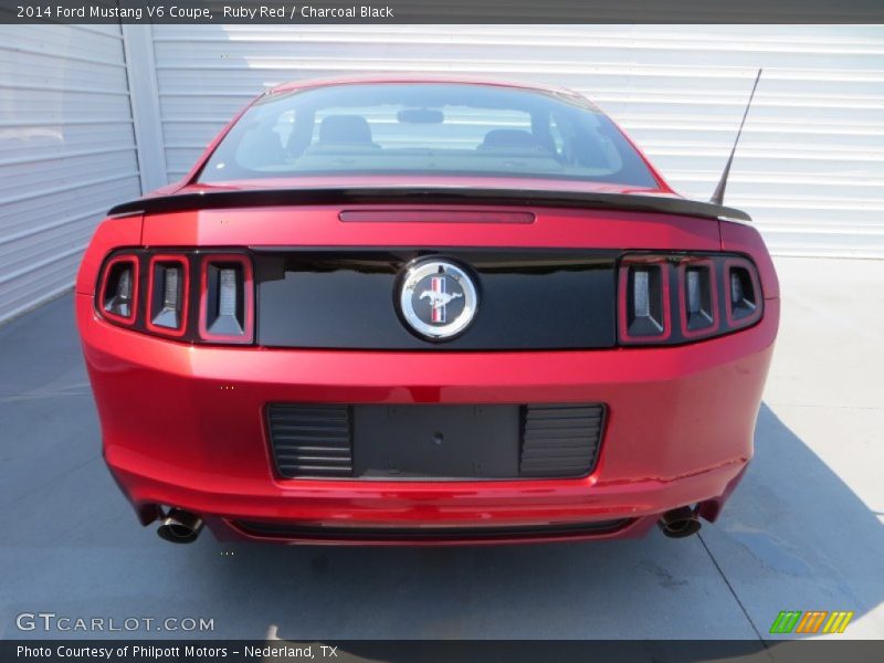 Ruby Red / Charcoal Black 2014 Ford Mustang V6 Coupe