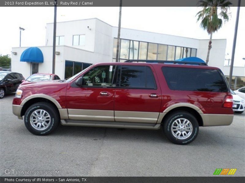 Ruby Red / Camel 2013 Ford Expedition EL XLT