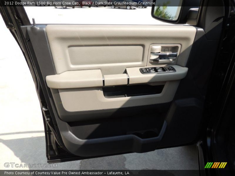 Black / Dark Slate Gray/Medium Graystone 2012 Dodge Ram 1500 Big Horn Crew Cab