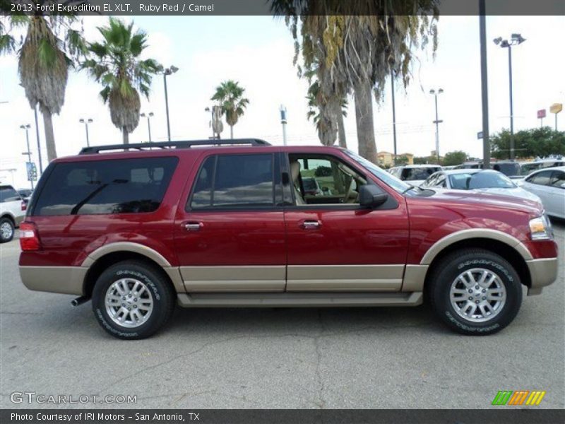 Ruby Red / Camel 2013 Ford Expedition EL XLT