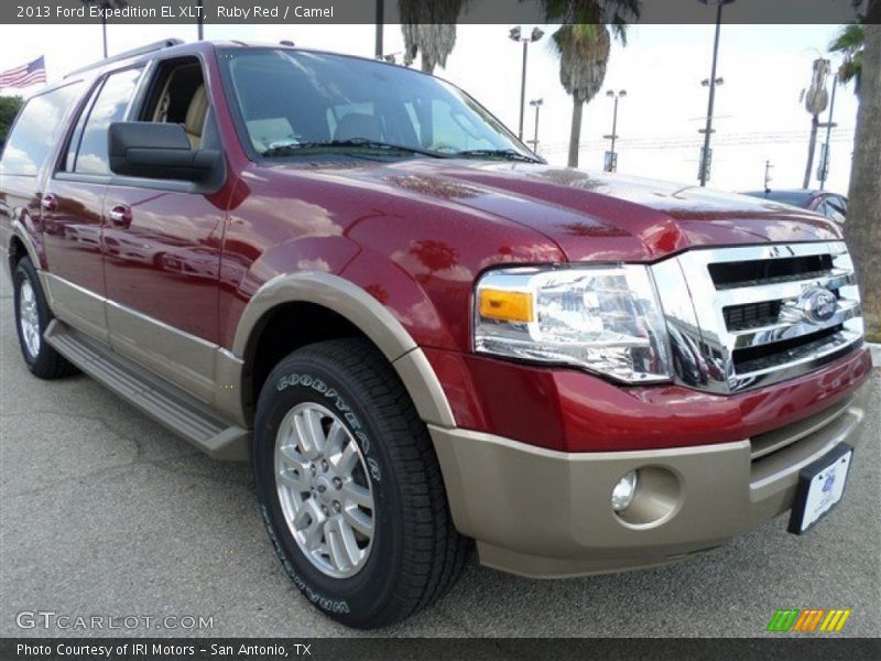 Ruby Red / Camel 2013 Ford Expedition EL XLT