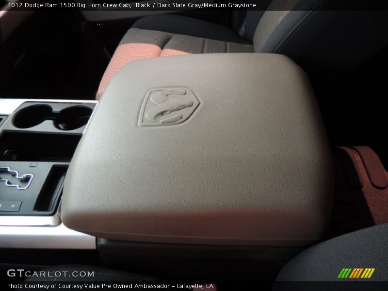 Black / Dark Slate Gray/Medium Graystone 2012 Dodge Ram 1500 Big Horn Crew Cab