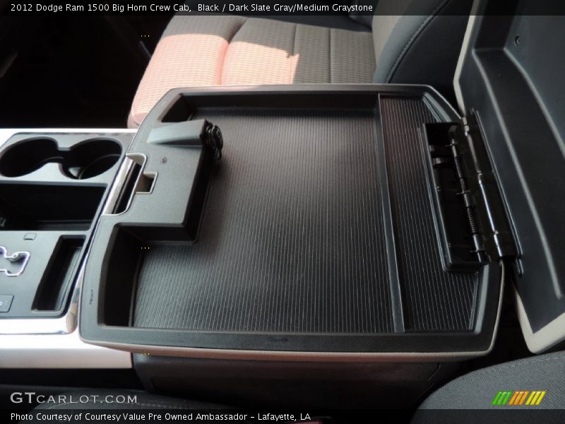 Black / Dark Slate Gray/Medium Graystone 2012 Dodge Ram 1500 Big Horn Crew Cab