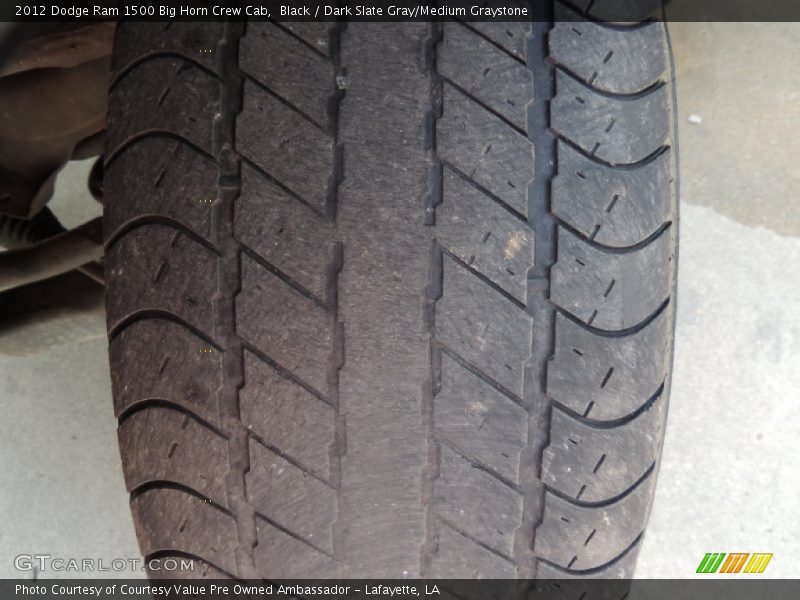 Black / Dark Slate Gray/Medium Graystone 2012 Dodge Ram 1500 Big Horn Crew Cab
