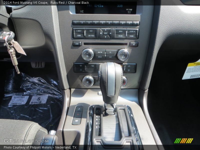 Ruby Red / Charcoal Black 2014 Ford Mustang V6 Coupe