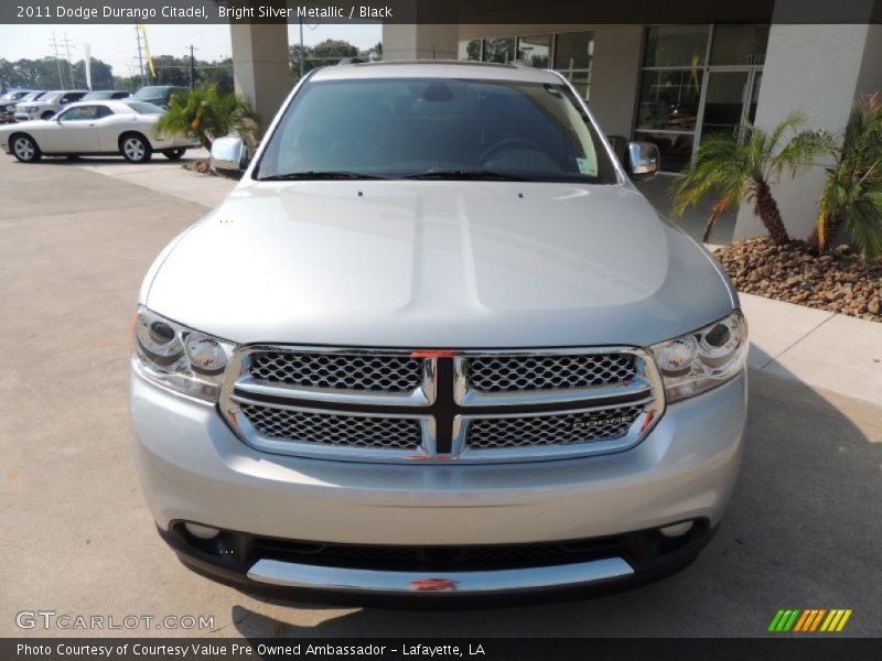 Bright Silver Metallic / Black 2011 Dodge Durango Citadel