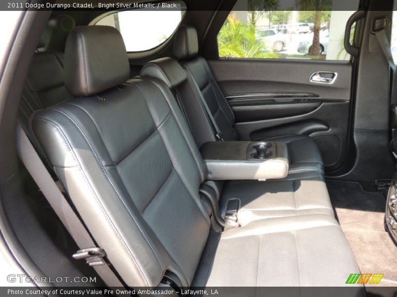 Bright Silver Metallic / Black 2011 Dodge Durango Citadel