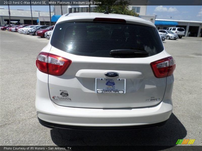 White Platinum / Medium Light Stone 2013 Ford C-Max Hybrid SE