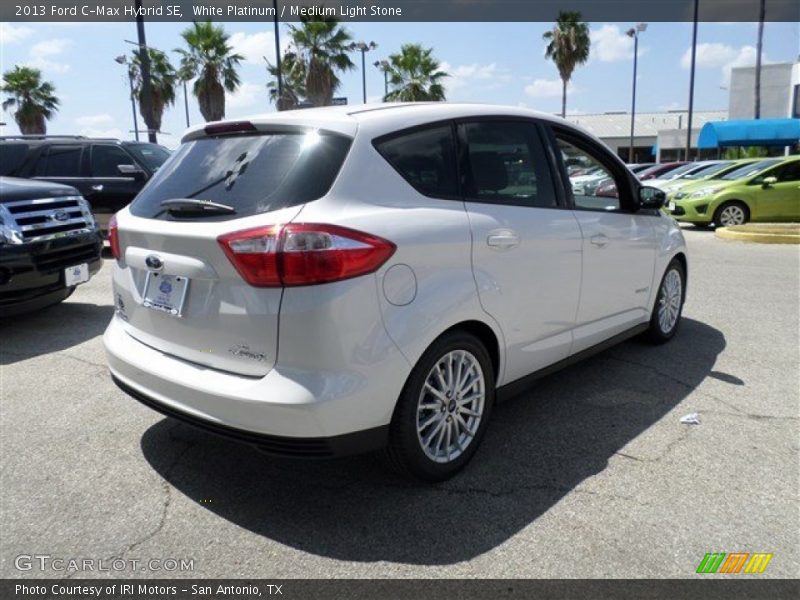 White Platinum / Medium Light Stone 2013 Ford C-Max Hybrid SE