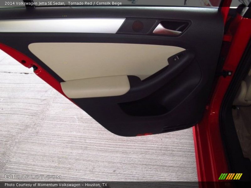 Tornado Red / Cornsilk Beige 2014 Volkswagen Jetta SE Sedan
