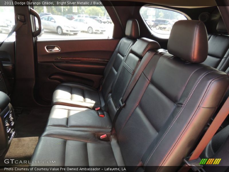 Bright Silver Metallic / Black 2011 Dodge Durango Citadel