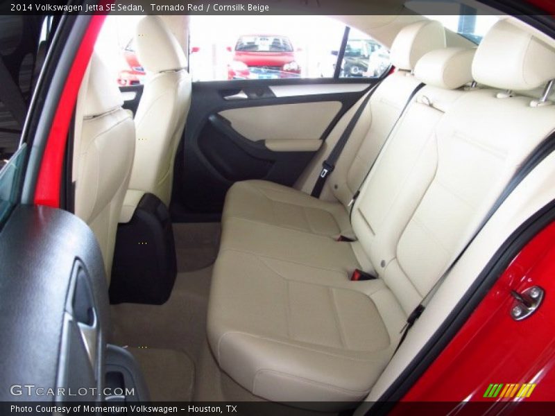 Tornado Red / Cornsilk Beige 2014 Volkswagen Jetta SE Sedan