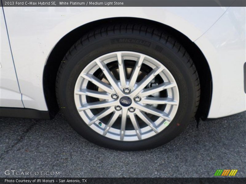 White Platinum / Medium Light Stone 2013 Ford C-Max Hybrid SE