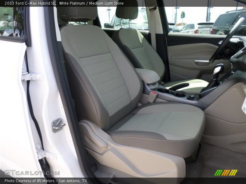 White Platinum / Medium Light Stone 2013 Ford C-Max Hybrid SE