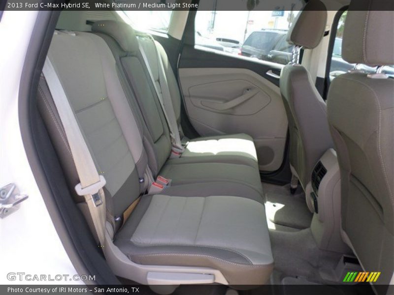 White Platinum / Medium Light Stone 2013 Ford C-Max Hybrid SE