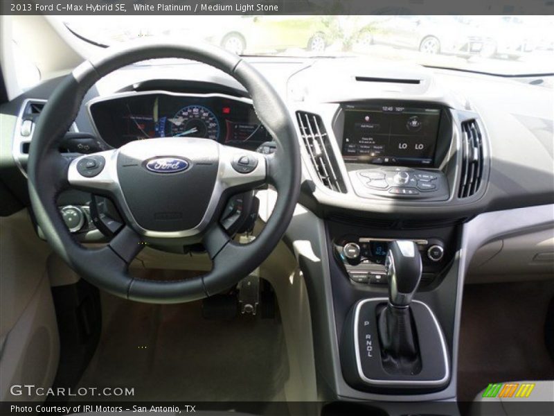 White Platinum / Medium Light Stone 2013 Ford C-Max Hybrid SE