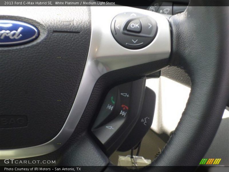 White Platinum / Medium Light Stone 2013 Ford C-Max Hybrid SE
