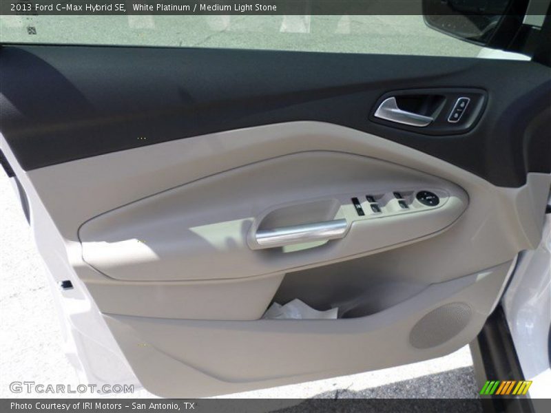 White Platinum / Medium Light Stone 2013 Ford C-Max Hybrid SE