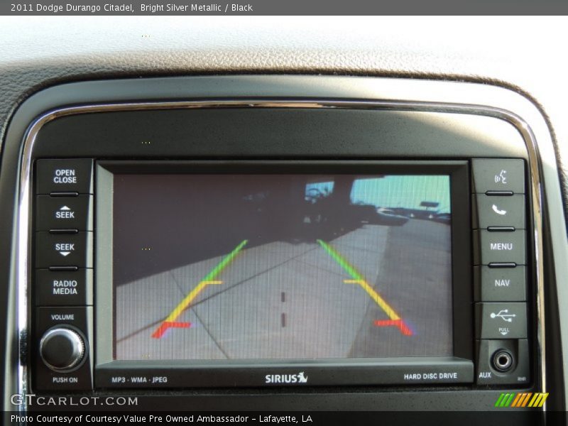 Bright Silver Metallic / Black 2011 Dodge Durango Citadel