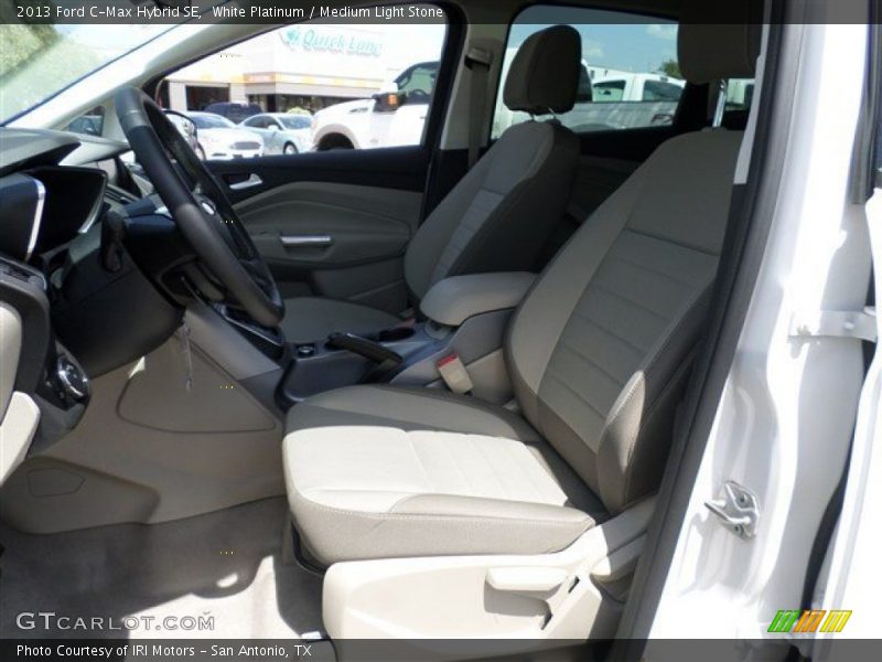White Platinum / Medium Light Stone 2013 Ford C-Max Hybrid SE