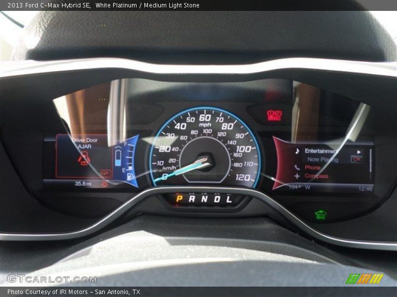 White Platinum / Medium Light Stone 2013 Ford C-Max Hybrid SE