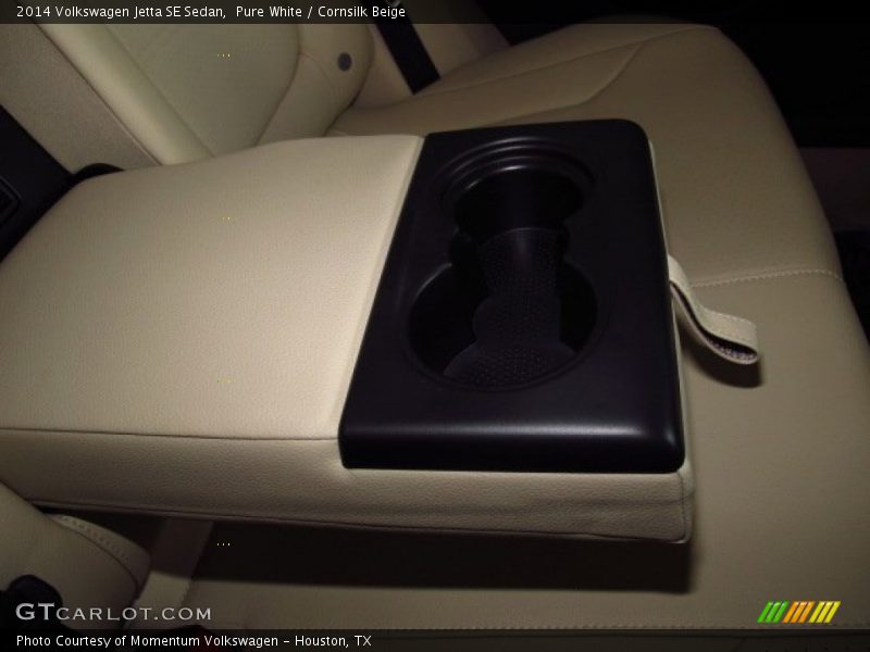 Pure White / Cornsilk Beige 2014 Volkswagen Jetta SE Sedan