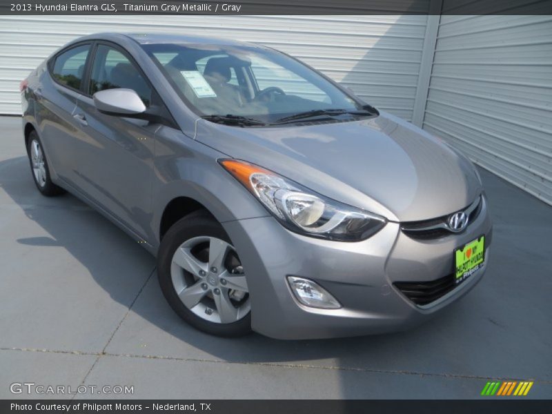 Titanium Gray Metallic / Gray 2013 Hyundai Elantra GLS