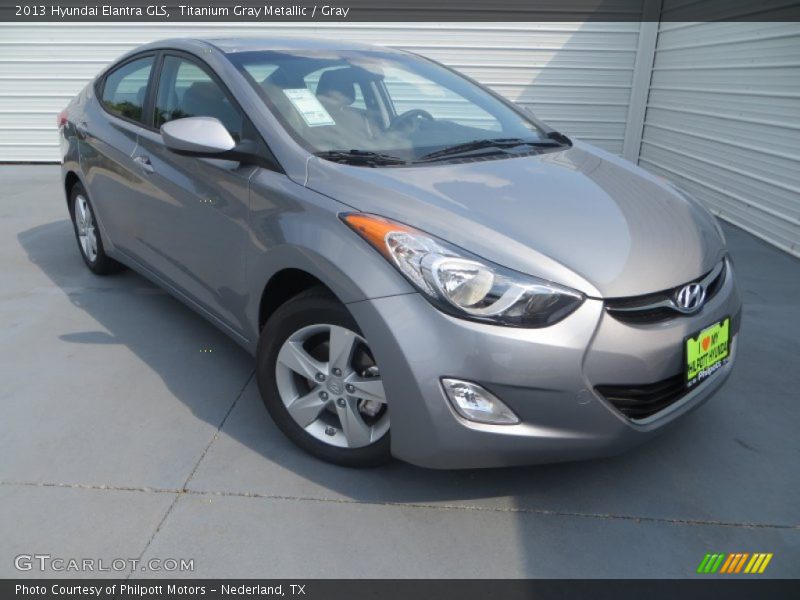 Titanium Gray Metallic / Gray 2013 Hyundai Elantra GLS
