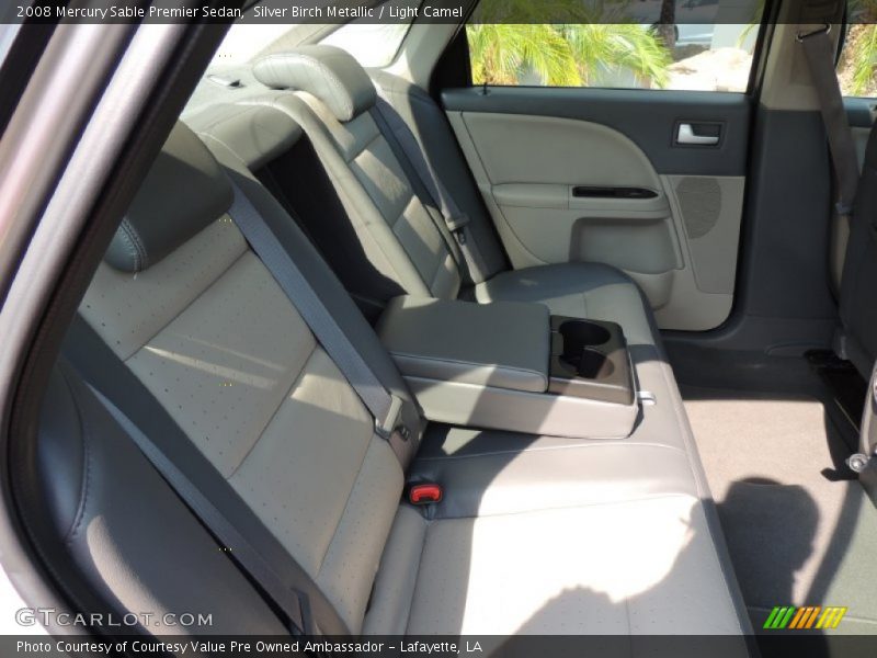 Silver Birch Metallic / Light Camel 2008 Mercury Sable Premier Sedan
