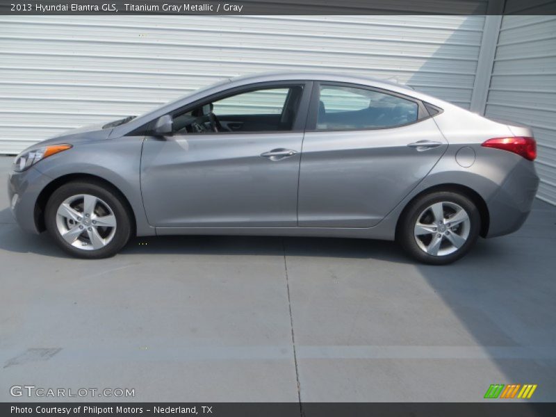 Titanium Gray Metallic / Gray 2013 Hyundai Elantra GLS