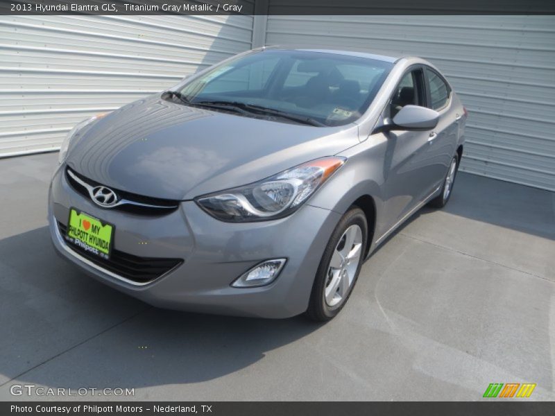Titanium Gray Metallic / Gray 2013 Hyundai Elantra GLS