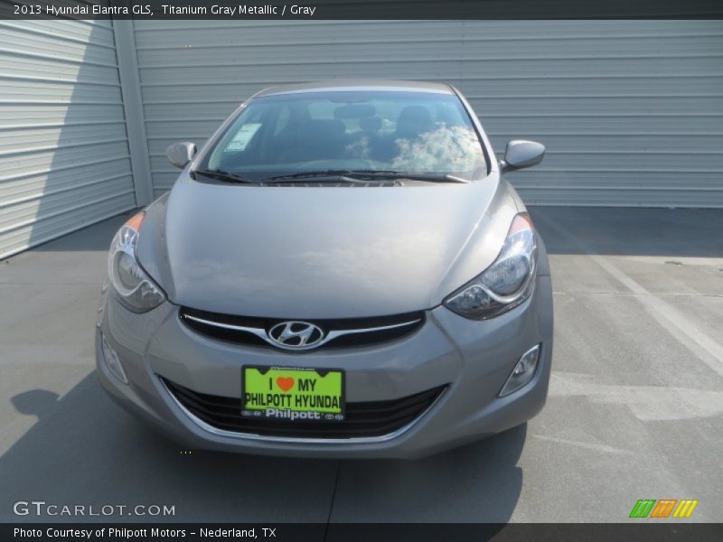 Titanium Gray Metallic / Gray 2013 Hyundai Elantra GLS