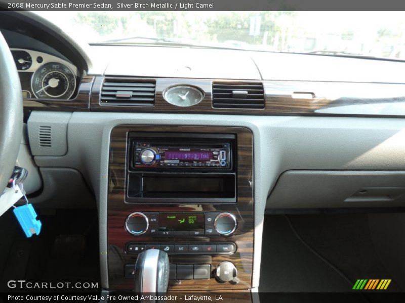 Silver Birch Metallic / Light Camel 2008 Mercury Sable Premier Sedan