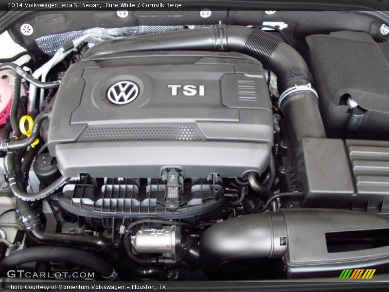 Pure White / Cornsilk Beige 2014 Volkswagen Jetta SE Sedan