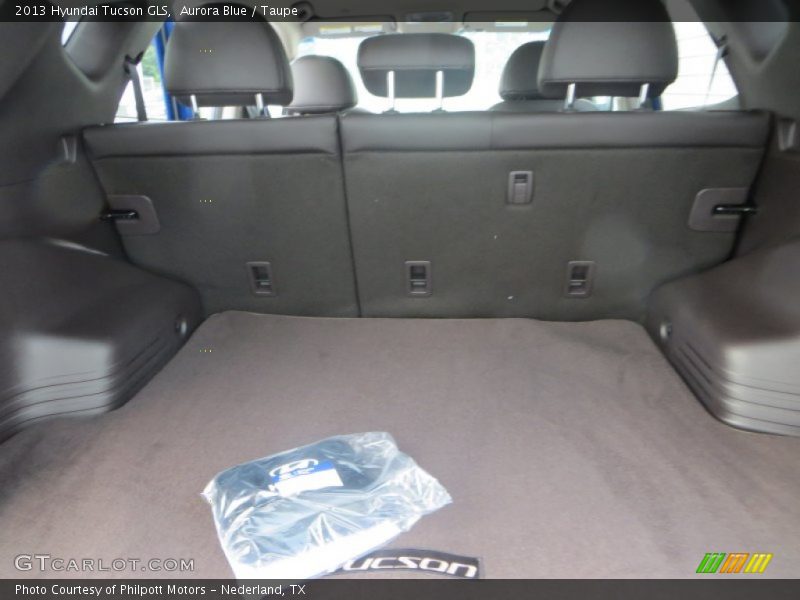 Aurora Blue / Taupe 2013 Hyundai Tucson GLS