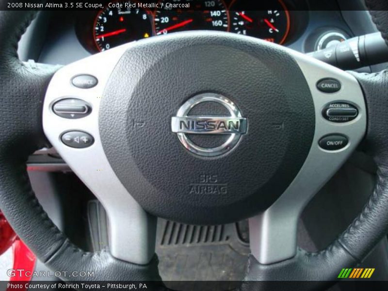 Code Red Metallic / Charcoal 2008 Nissan Altima 3.5 SE Coupe