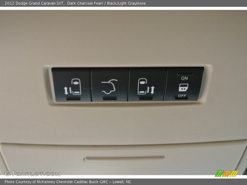 Dark Charcoal Pearl / Black/Light Graystone 2012 Dodge Grand Caravan SXT