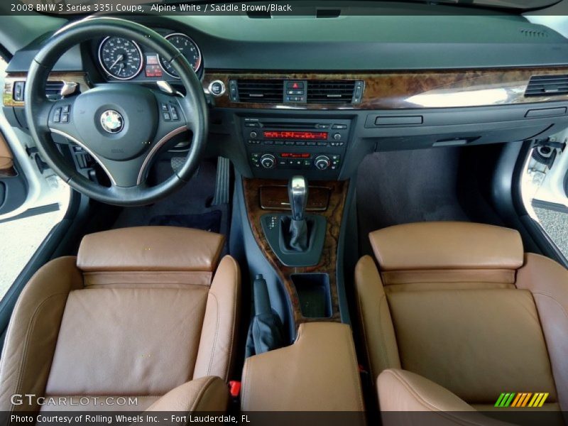 Alpine White / Saddle Brown/Black 2008 BMW 3 Series 335i Coupe