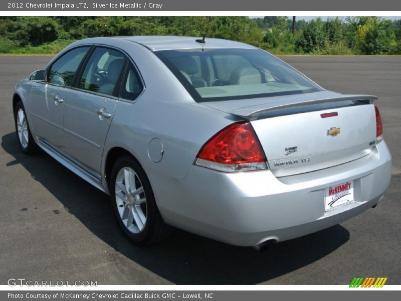 Silver Ice Metallic / Gray 2012 Chevrolet Impala LTZ