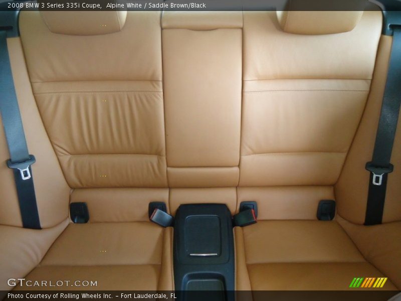 Alpine White / Saddle Brown/Black 2008 BMW 3 Series 335i Coupe