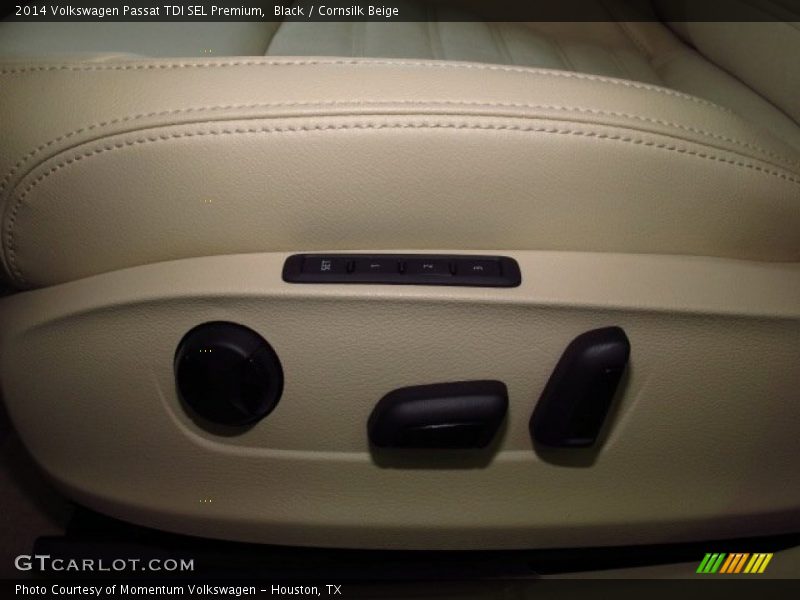 Black / Cornsilk Beige 2014 Volkswagen Passat TDI SEL Premium
