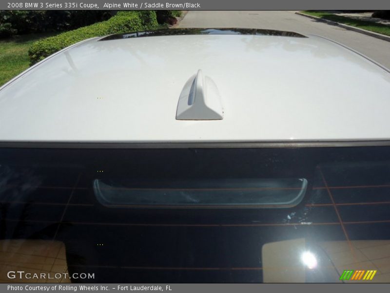 Alpine White / Saddle Brown/Black 2008 BMW 3 Series 335i Coupe