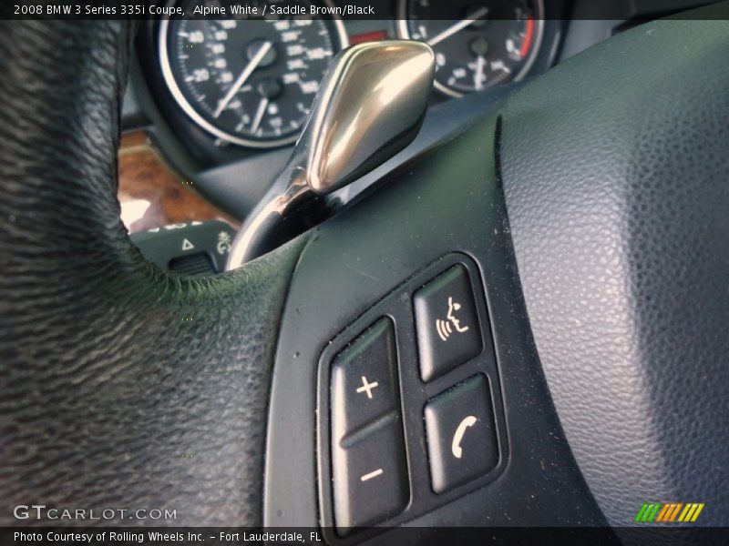 Alpine White / Saddle Brown/Black 2008 BMW 3 Series 335i Coupe