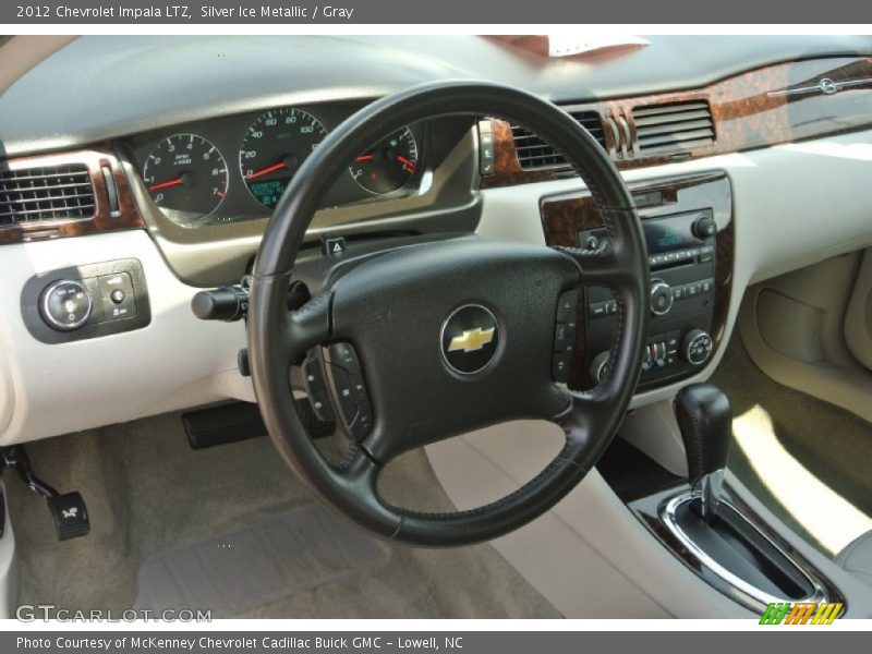 Silver Ice Metallic / Gray 2012 Chevrolet Impala LTZ