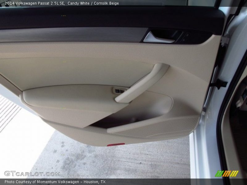 Candy White / Cornsilk Beige 2014 Volkswagen Passat 2.5L SE