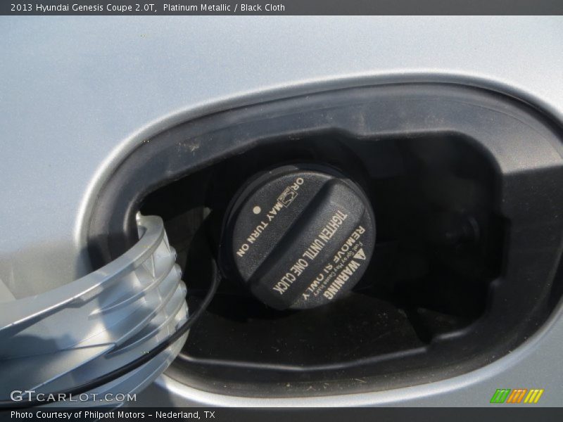 Platinum Metallic / Black Cloth 2013 Hyundai Genesis Coupe 2.0T