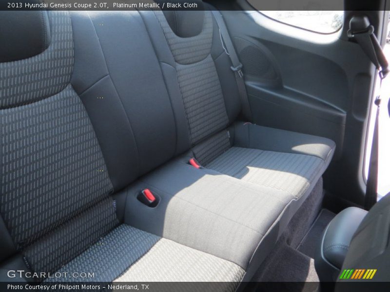 Platinum Metallic / Black Cloth 2013 Hyundai Genesis Coupe 2.0T